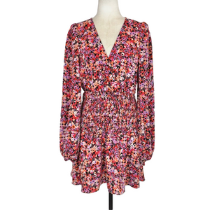 Nasty Gal multicolour smocked dress